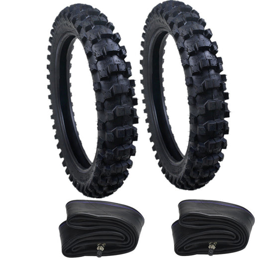 Front 70/100-19  90/100-16 rear tire + tubing suitable for KX100 for Honda XR100R Dirt Pitbike