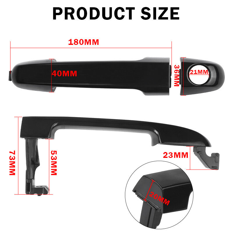 Front Left Driver Side Door Exterior Handle For 07-12 for Hyundai for Elantra 826512H000