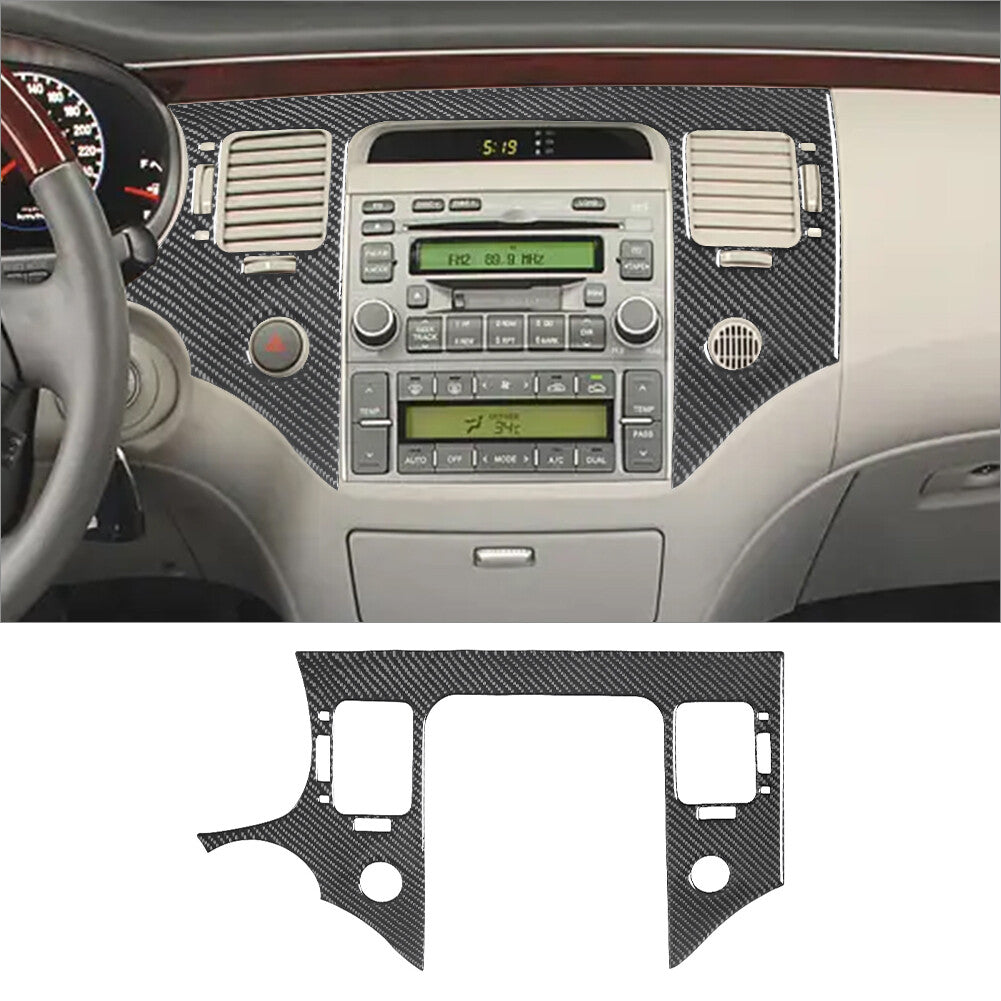 Carbon Fiber Interior Center Air Vent Cover Trim for Hyundai Azera 2006-2011