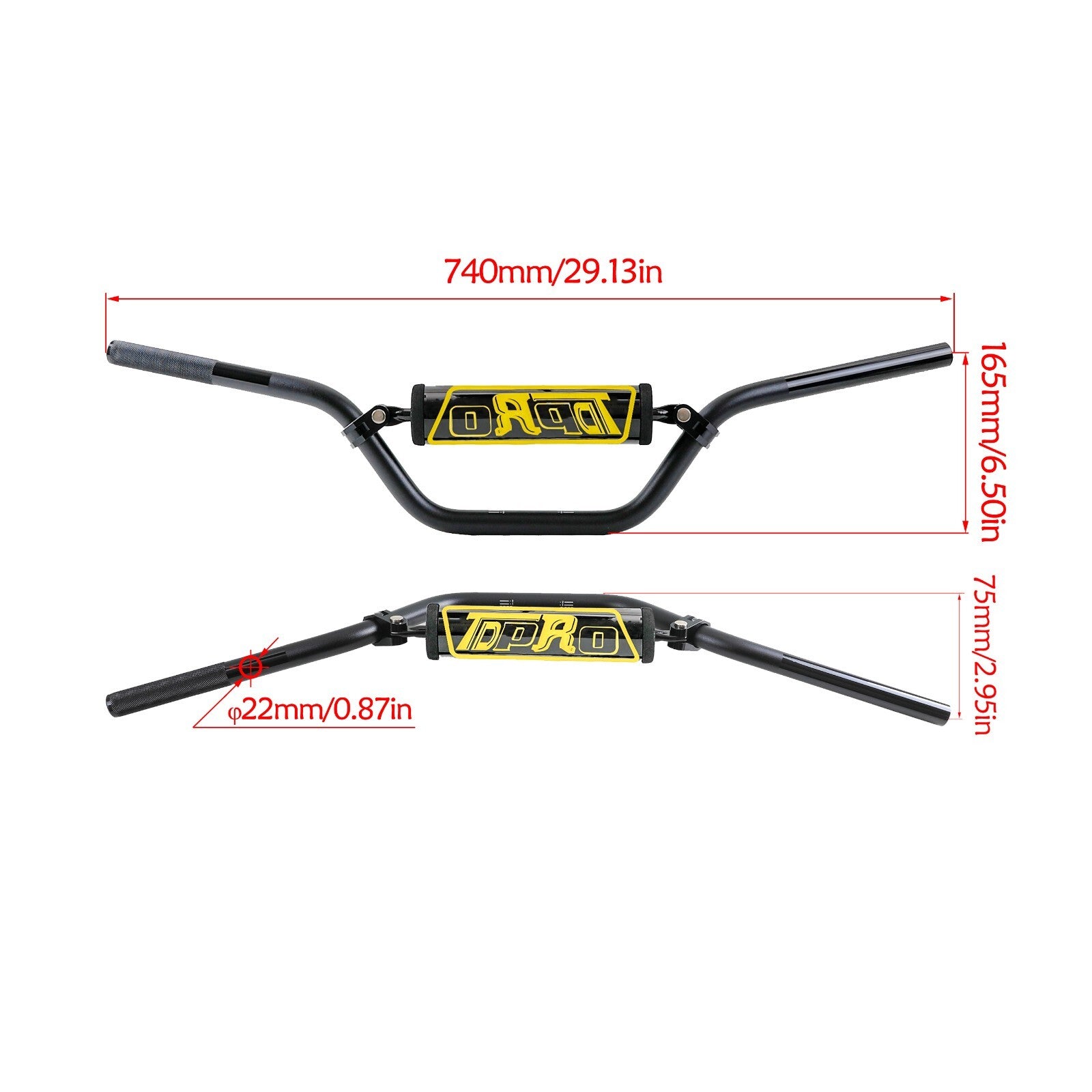 7/8 inch handlebar stem and for seat tube for pit bike razor rail Apollo SSR CRF50 70