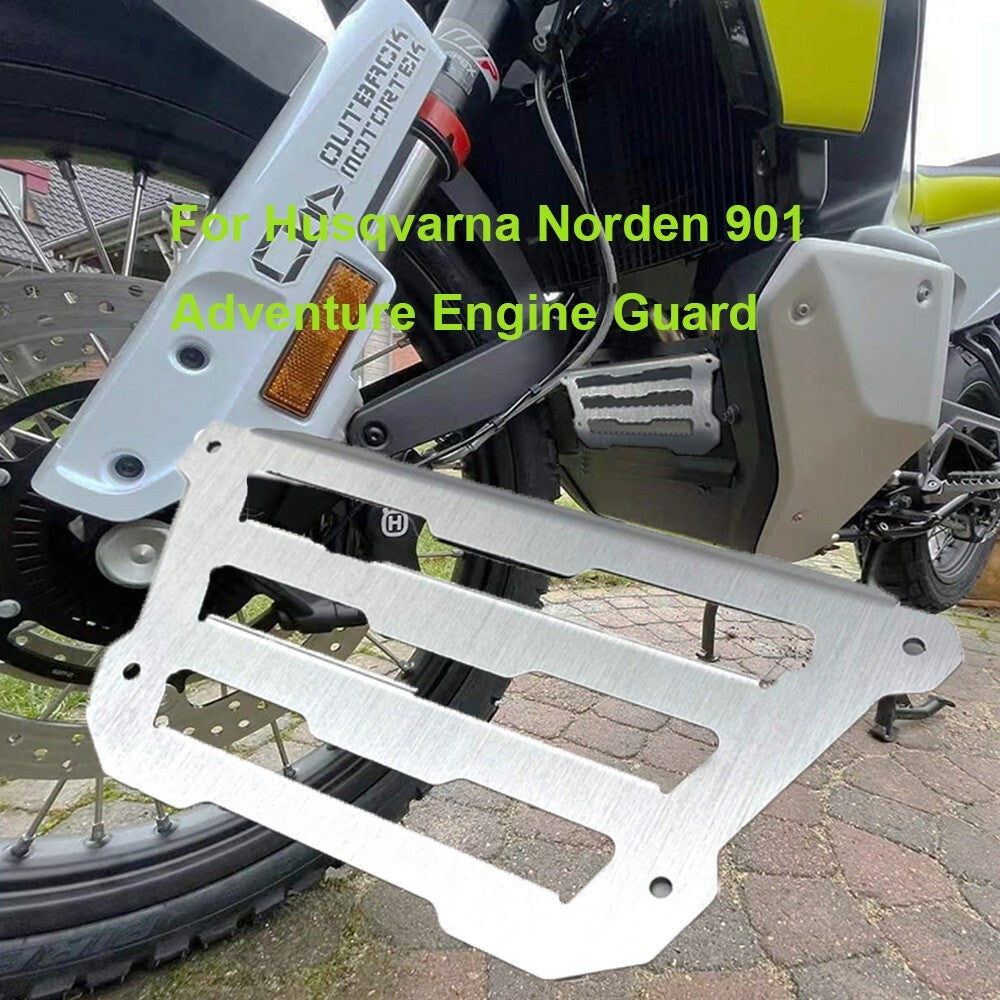For Husqvarna Norden 901 Adventure Engine Guard Bashplate Mud Crap Flap Norden