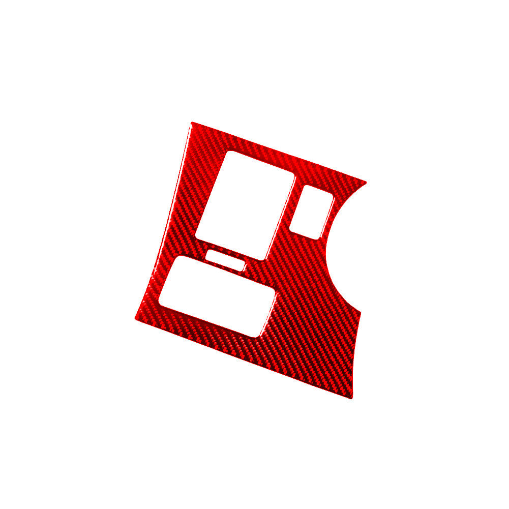 Red Driver Side Air Vent Trim Cover Decor Carbon Fiber for Toyota Tacoma 2012-15