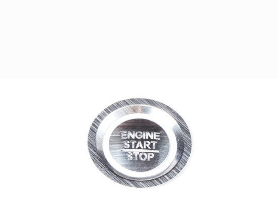 One-Button Start Switch Silver Aluminum Cover Trim For 2018-2020 for Honda Accord