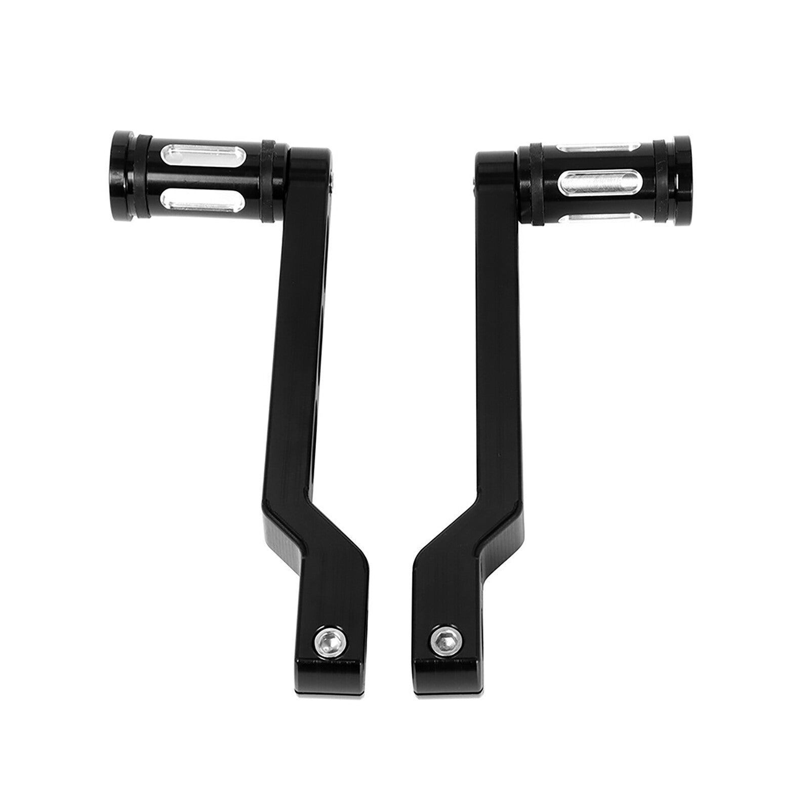1 Pair Aluminum Motorcycle Gear Lever for Harley FL Softail / Touring Black