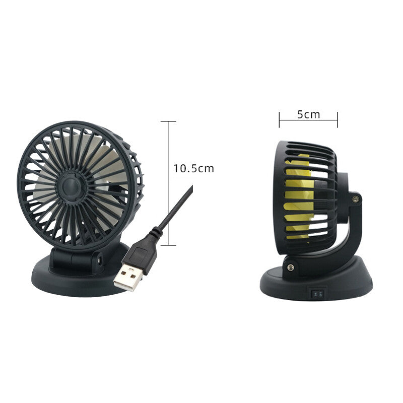 for Mini Car Fan with 360¡ã Rotation Portable USB 5V Cooling Fan for Trucks SUVs RVs