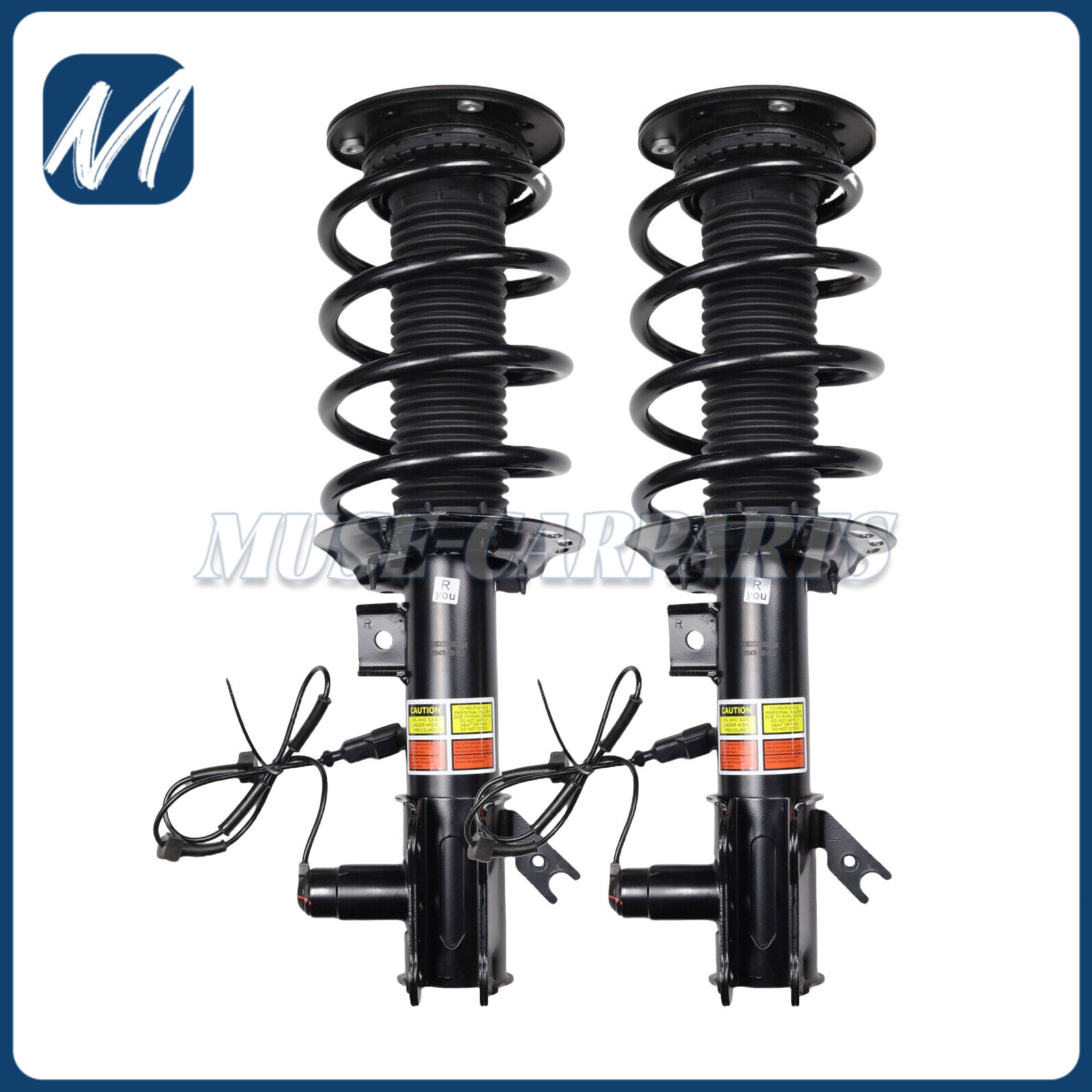 A pair of rear L & R strut assemblies for the 2013-2020 for Lincoln MKZ Gas Electric