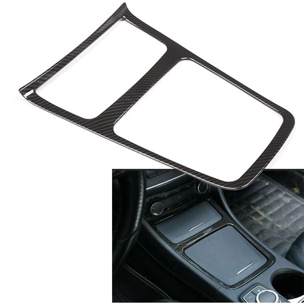 for Benz A/GLA/CLA Class W117 C117 13-17 Carbon Fiber Center Console Panel Trim