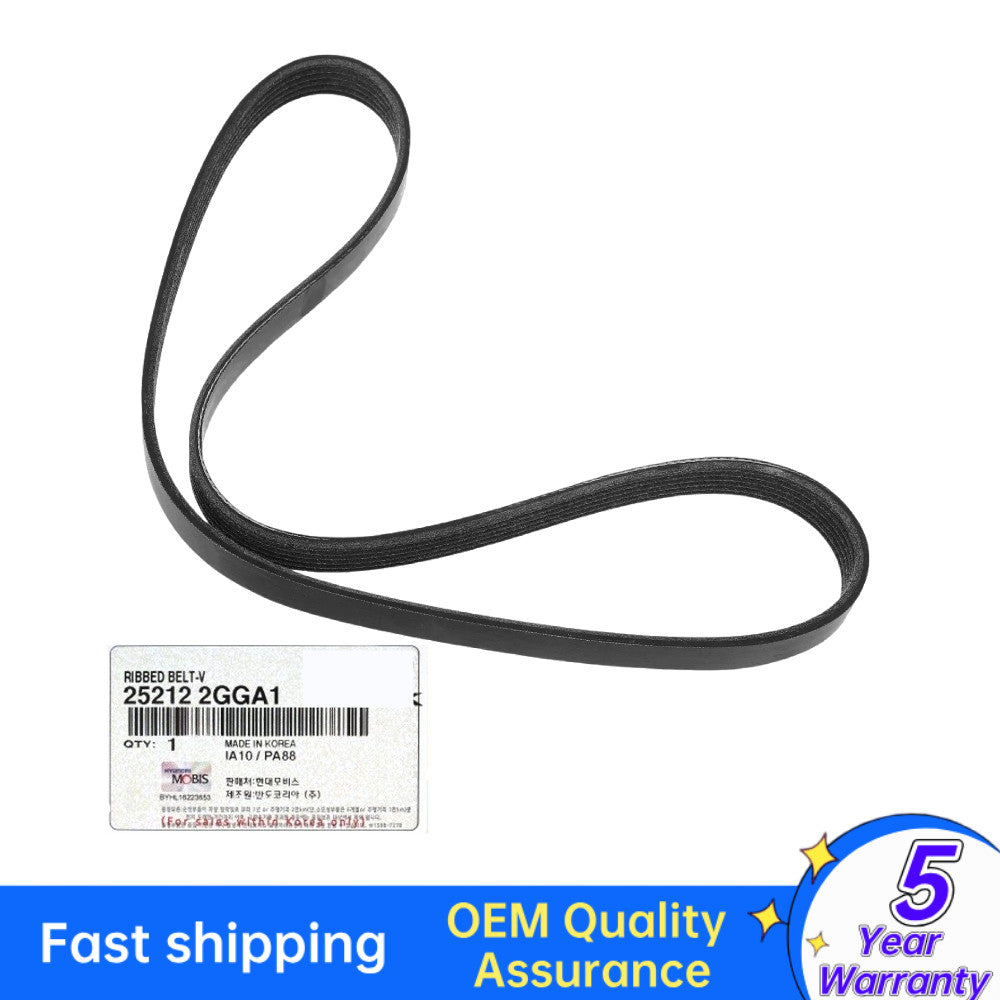 252122GGA1 Ribbed Belt-V for Hyundai for Kia 2.0L 2.4L 2015-2022