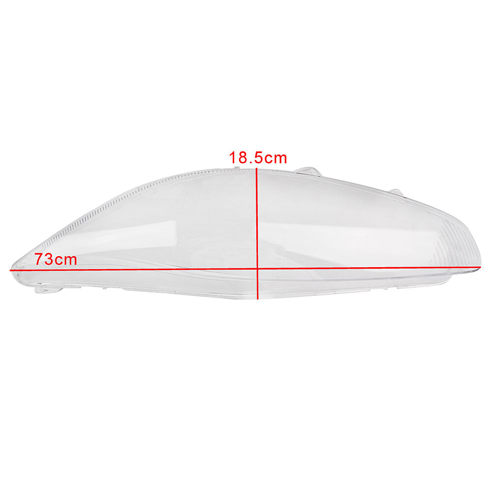 Headlight lens protective cover, transparent housing, L+R, suitable for Ford Fiesta 2014 - 2016