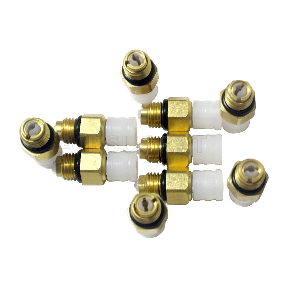 10pcs For W164 W221 W220 W211 Air Suspension Spring Shock Brass Valve Connector