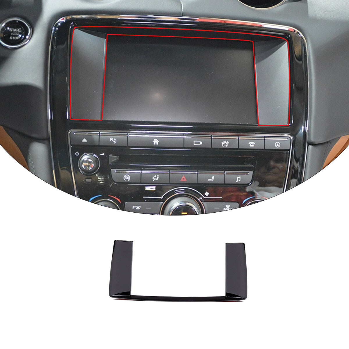 ABS smoked black exterior taillight trim covers for Ford Maverick 2022 - 2024
