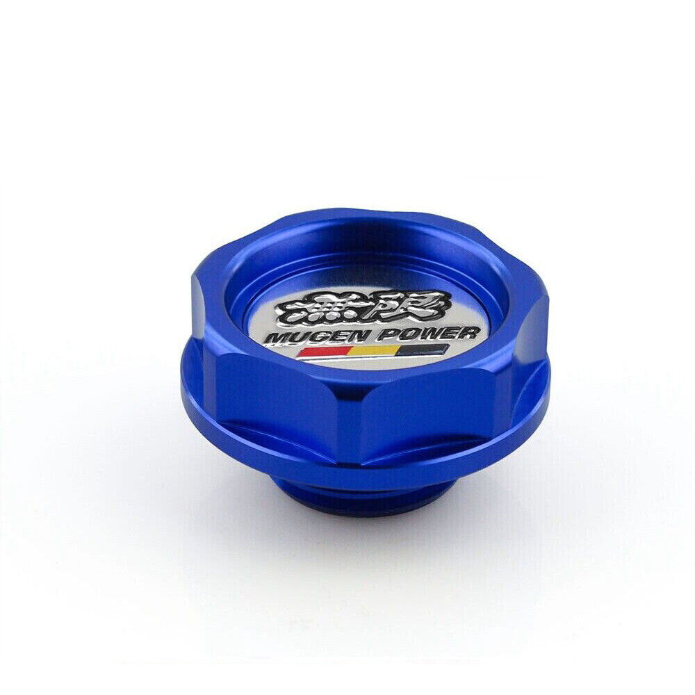 Blue Oil Filler Cap Cover + Oil Dipstick for Honda for Civic K24 K Series for Acura