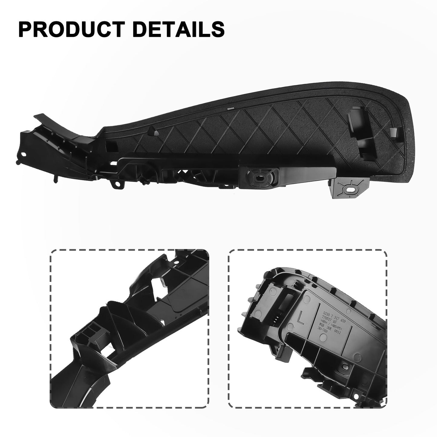 Replacement Left Support Seating Track Rail Cover For 5 7 Series 52107317459