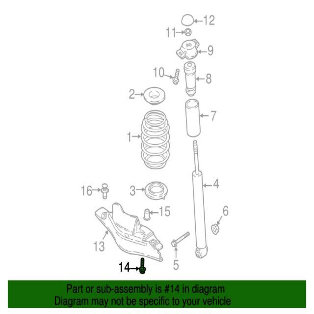 N91133501 Stone Guard Bolt for VW for Audi