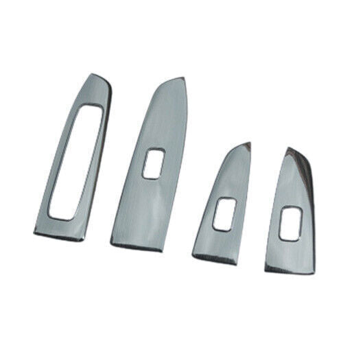 Glass Window Lifting Lock Panel Trim Fit for Kia K3 Forte 2019-22 Black Titanium