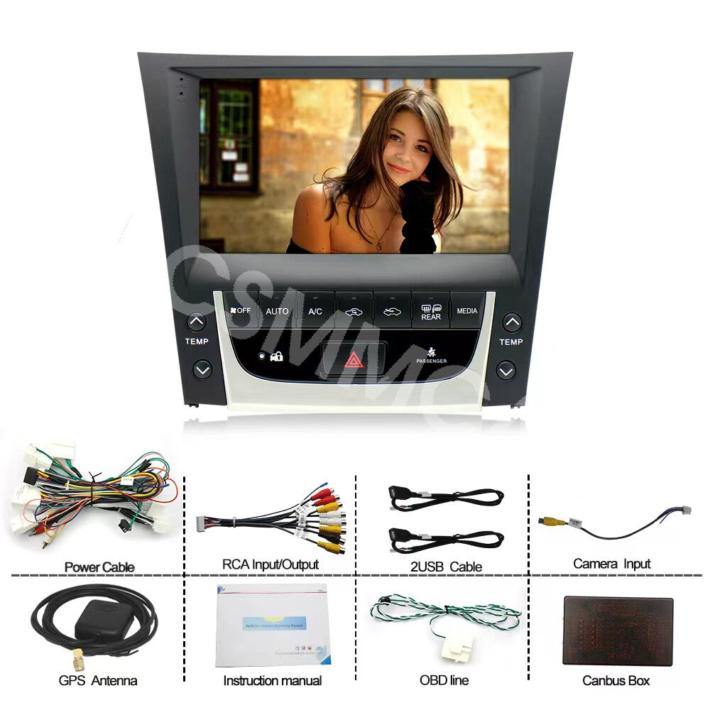 9in Touch Screen Car GPS Radio Stereo Fit for Lexus GS300 GS350 GS400 2005-2011