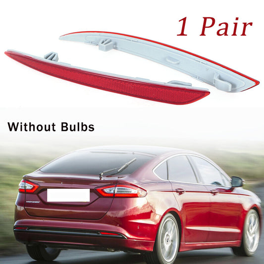 Rear reflector brake light and taillight warning light for Ford Fusion Mondeo 2013-2018