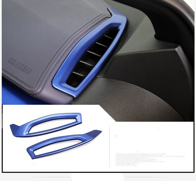 22X Blue Interior Decor Cover Trim Accessories Kit for Toyota C-HR CHR 2018-2022