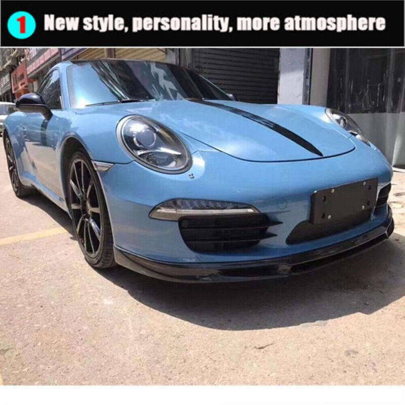 Carbon fiber front bumper lip for Porsche 911 991 991.1 2012 - 2015