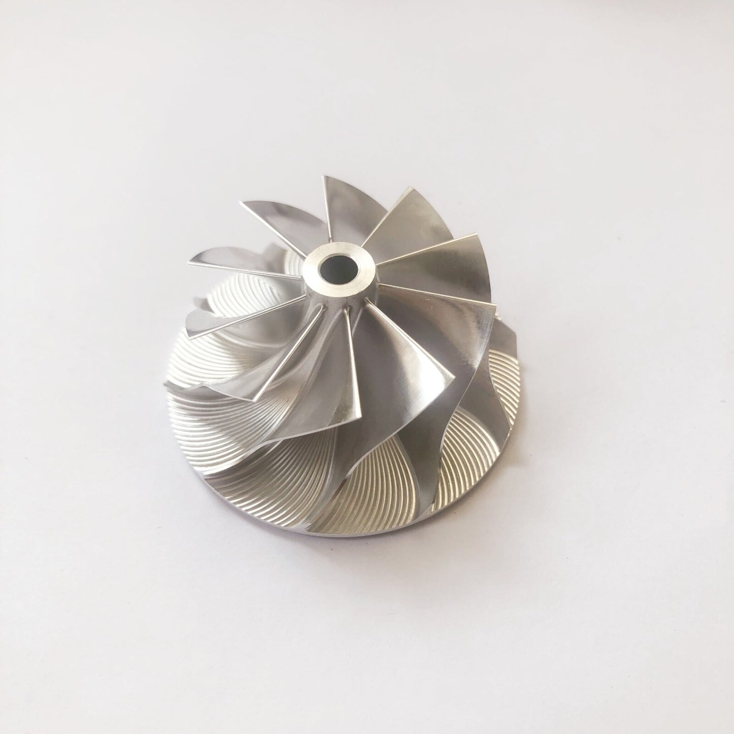 RHF3 Reverse 37.50/48.00 mm 10+0 Blade High-blade Turbine Blank Compressor Wheel