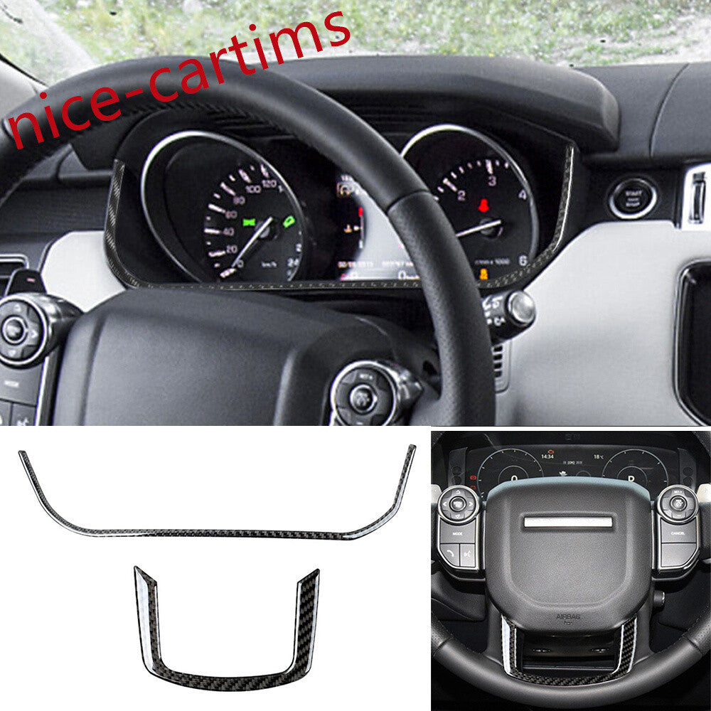 61Pcs Carbon Fiber Interior Full Set Trim Kit For LR for Range Rover Sport 2014-2017
