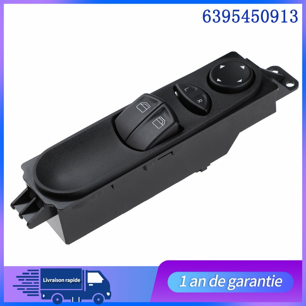 PLATINE BOUTON DE LEVE VITRE POUR for Mercedes-Benz VITO W639 NEW 6395450913 NEUF