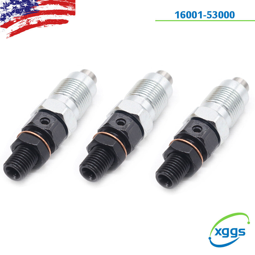 3-piece fuel injector H1600-53000, suitable for Kubota ZD21, ZD321, BX1860, BX1870, BX2360