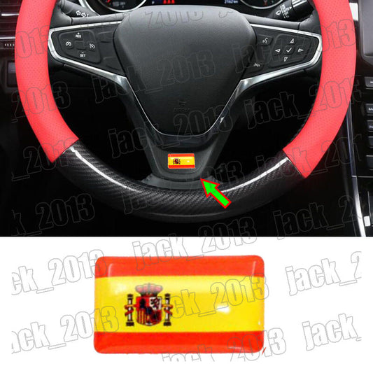 DIY Spanish Steering Wheel Sticker Emblem Badge Performance Sticker for Car SUV
