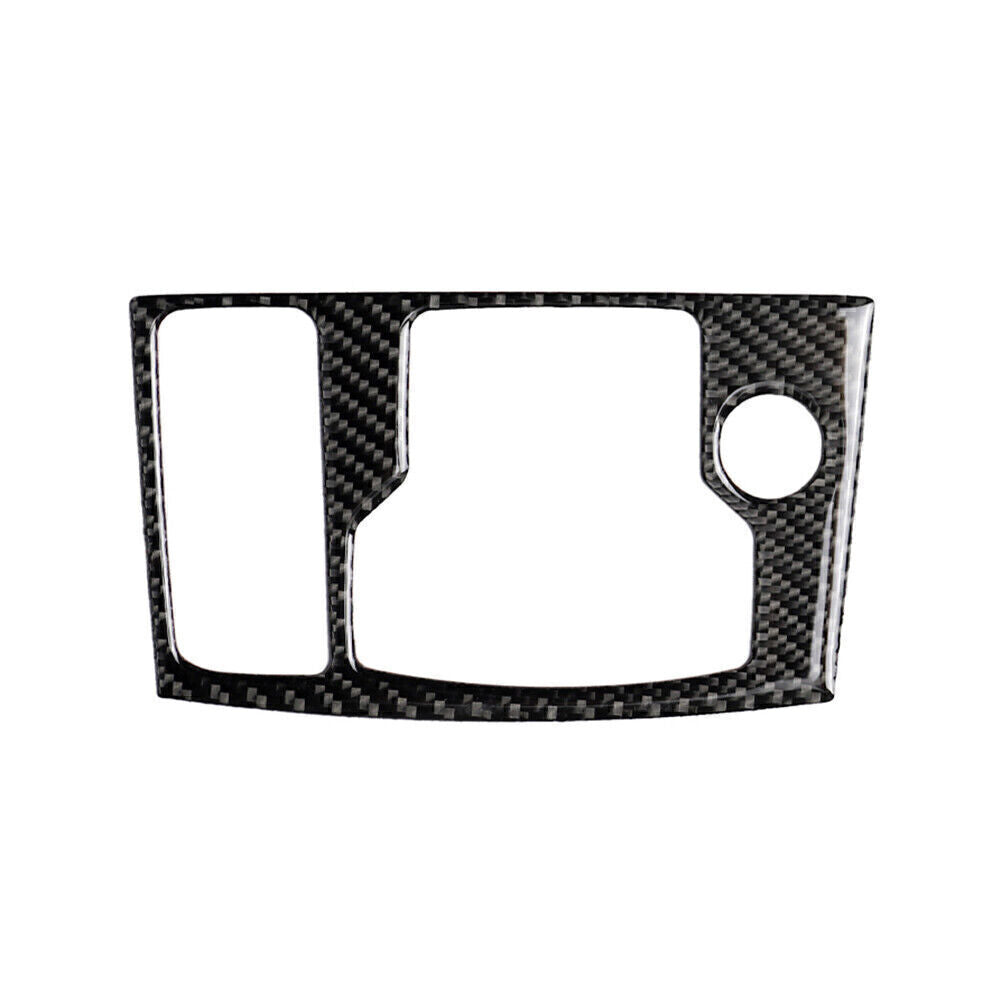 Kohlefaser Innere Multimedia Taste Abdeckung Trim F¨¹r for Mazda 3 Axela 2017 2018