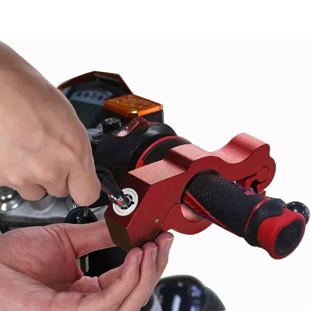 Universal Motorcycle Handlebar Brake Security Lock Anti Theft For Scooter ATV