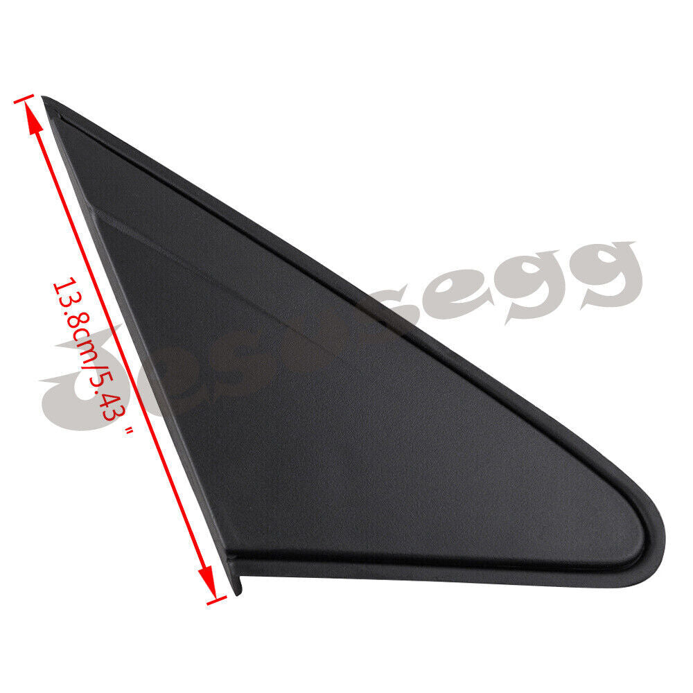 Pair Exterior Door Mirror Cover Molding Trim Triangle For Chevry for Cruze 2009-14
