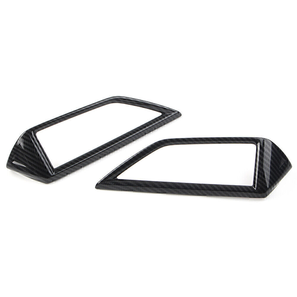 Front Middle Air Vent Cover Trim Fit for Subaru Forester 2019-2022 Carbon Fiber Look