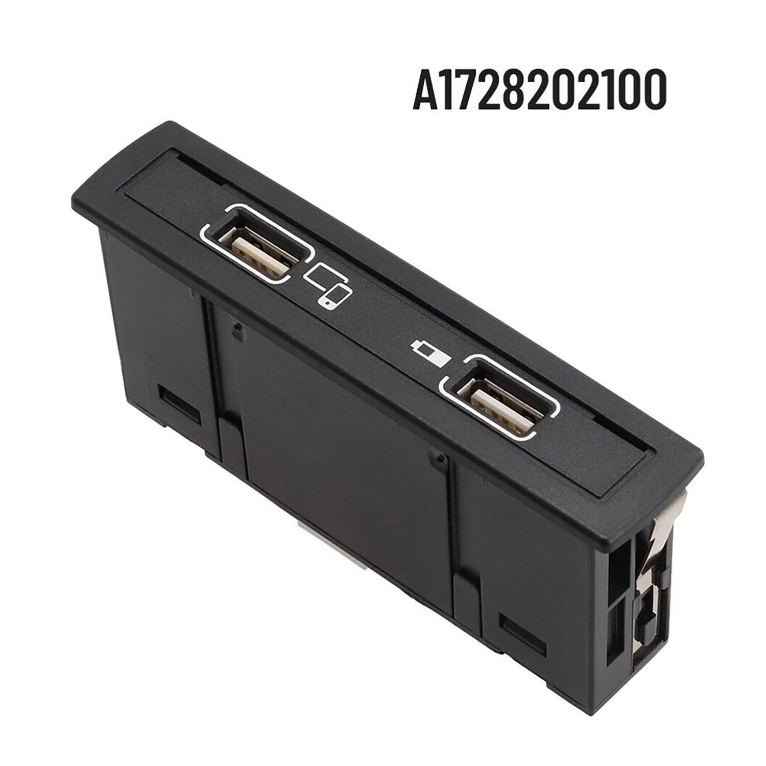 Dashboard USB socket A1728202100 for Mercedes-Benz CLS, A-Class, GLA, CLA, GLE