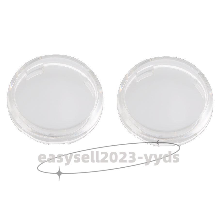 2x Clear Turn Signal Light Lenses Cover for Harley Dyna Street Glide Road King