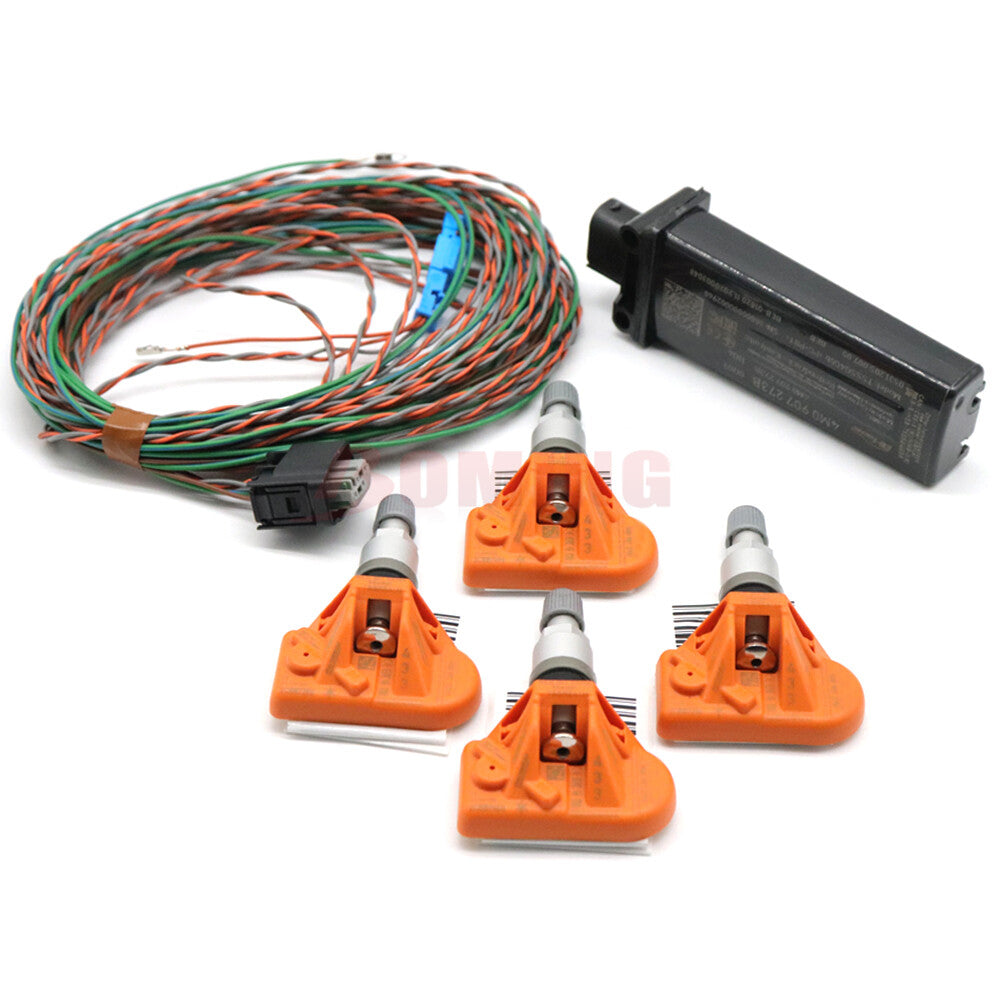 The new 4M0907273B and 5Q0907275F tire pressure TPMS sensors are suitable for Audi for A4 , B9, for A5 , B9, Q5, and Q7.