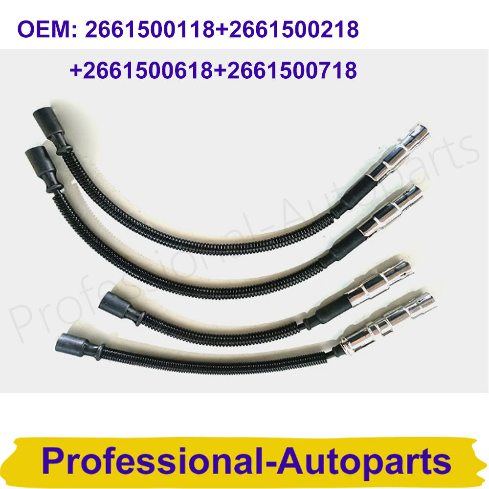 4-piece ignition spark plug wire set suitable for Mercedes-Benz W245 W169 A180 B180 A200 B200
