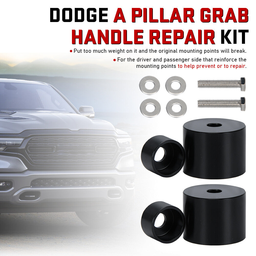 A-Pillar Grab Handle Repair Parts Set Kit Fit For 02-09 for Dodge for Ram 1500/2500/3500