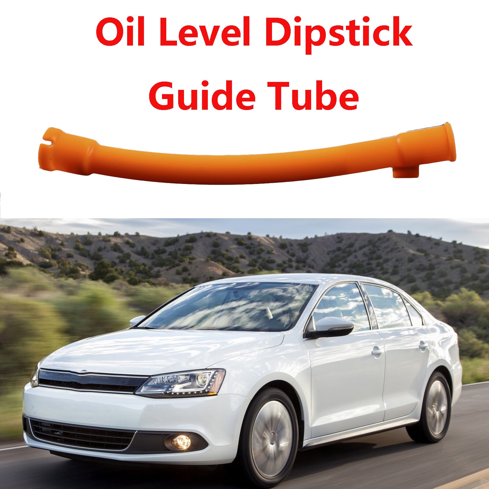 06A103663C for Audi for VW Dipstick Guide Tube Funnel A3 for Golf for Bora Beetle for Volkswagen