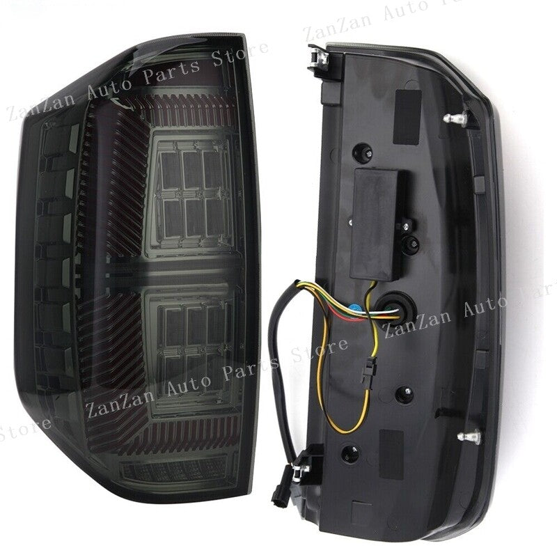 1 Pair LED Tail Light Dynamic Rear Brake Lamp for Toyota Tundra 2014-2021