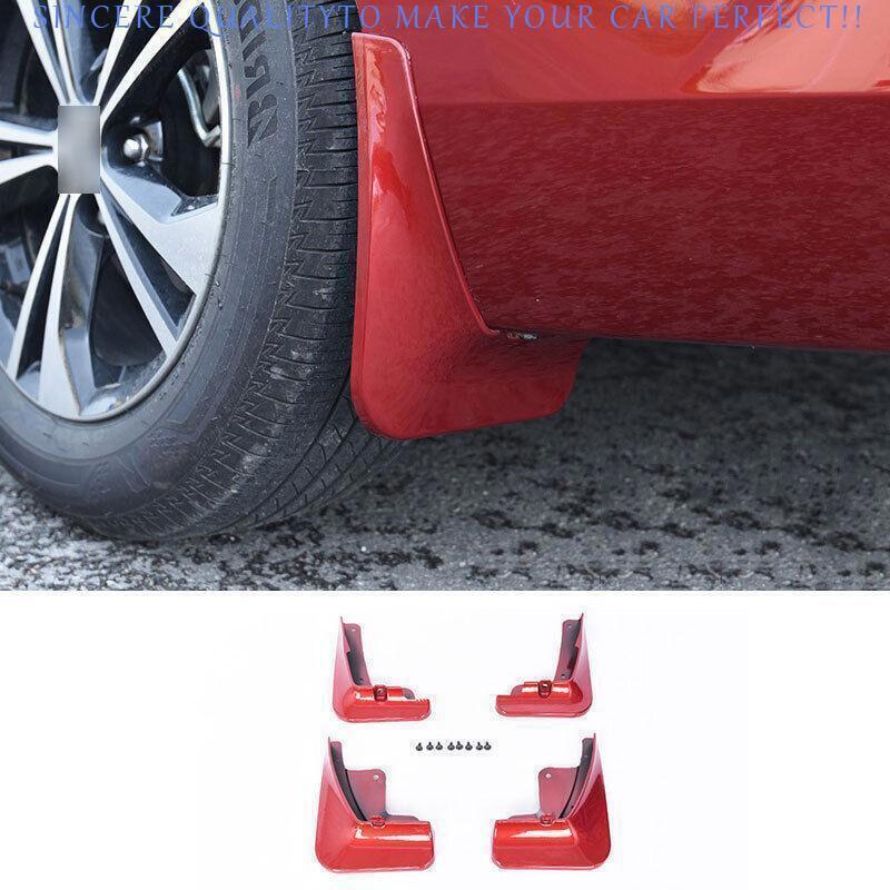 for Nissan Sentra 20-2024 ABS Painted Red Mud Flaps Fender Splash Saft Guards 4X