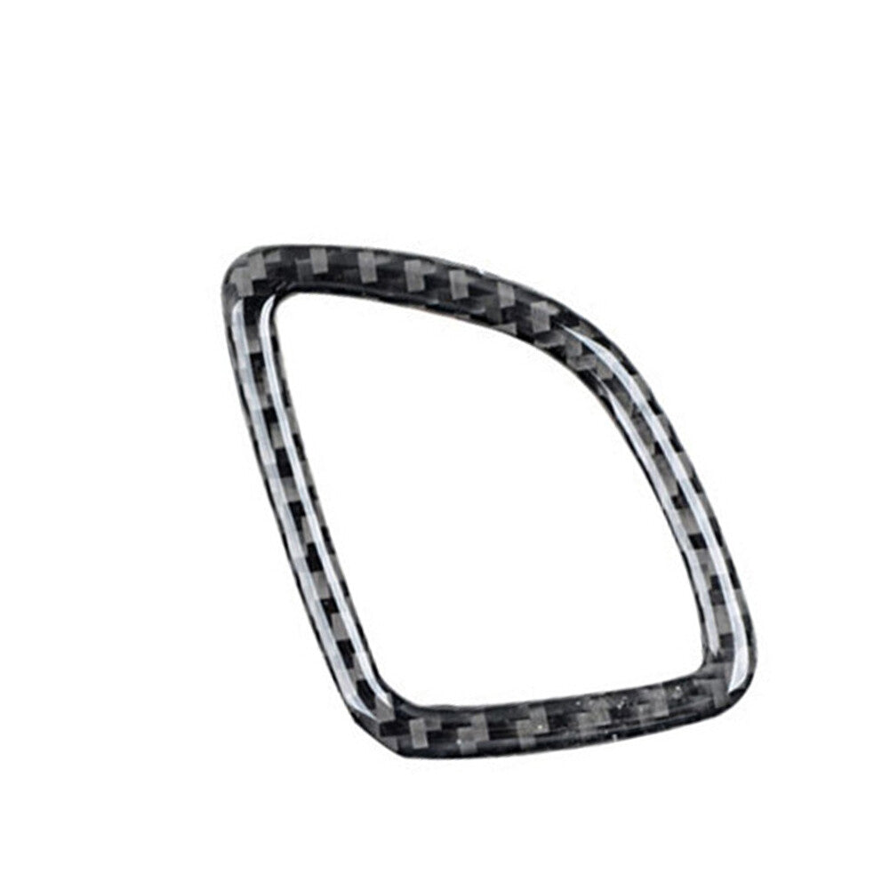2Pcs Carbon Fiber Dashboard Air Vent Outlet Trim for Subaru Forester 2009-2013