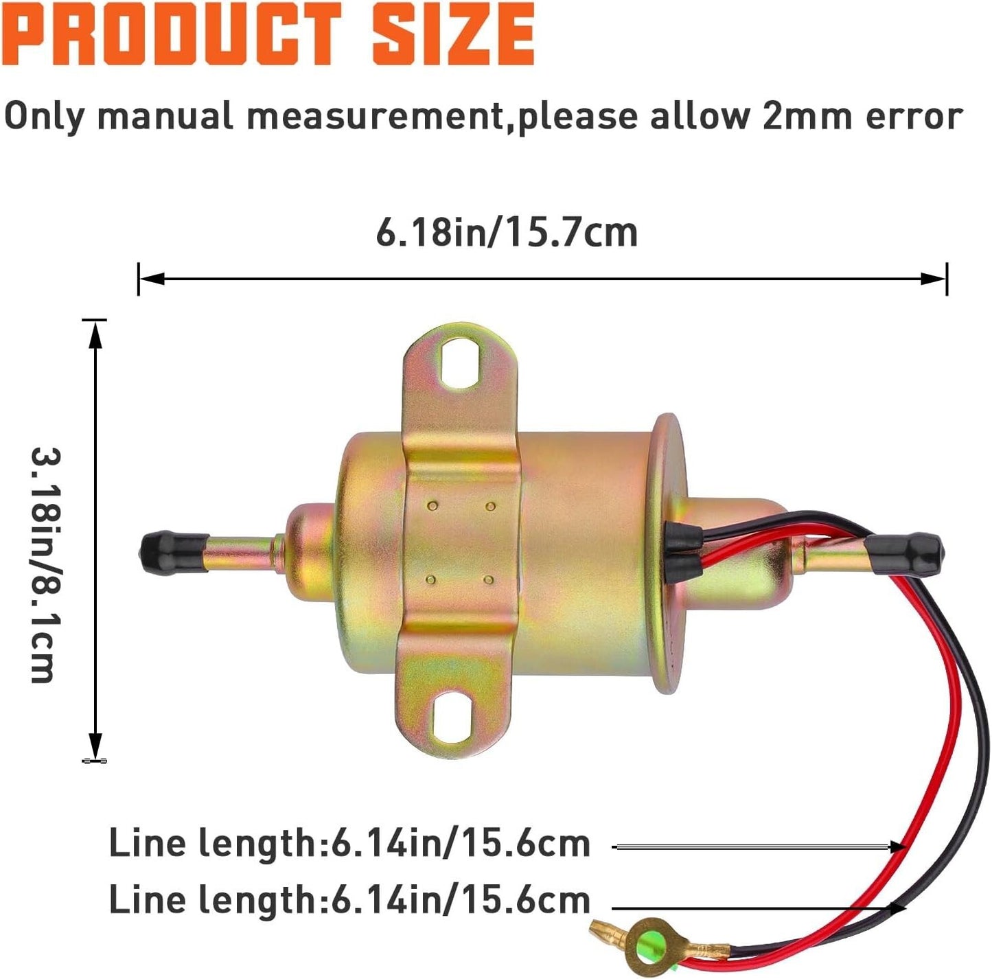 E11005 Electric Fuel Pump for Polaris ranger 400 4X4 2010-12,500 6x6 1999-2005