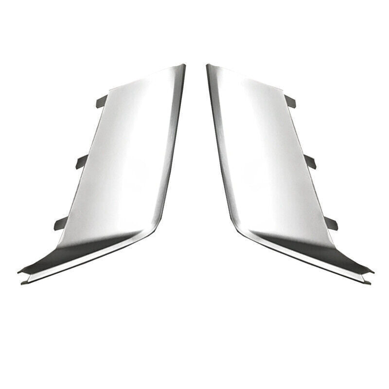 Left+Right for Audi RS6 2013-2018 ABS Plating Front Bumper Fog Light Cover Trim