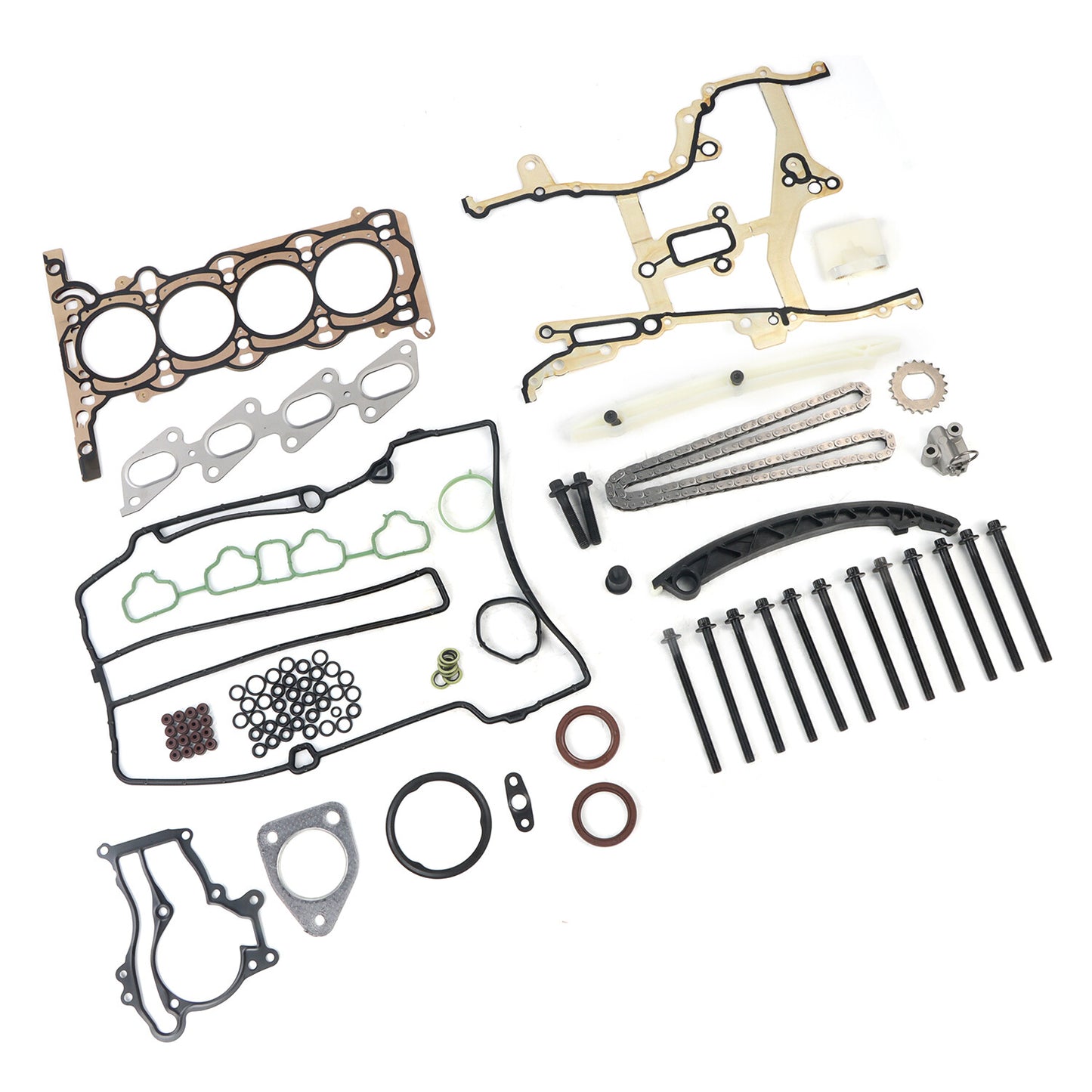 Timing Chain  Head Gasket Bolts Kit For 2011-2016 for Buick for Chevy for Cruze 1.4L JV5088