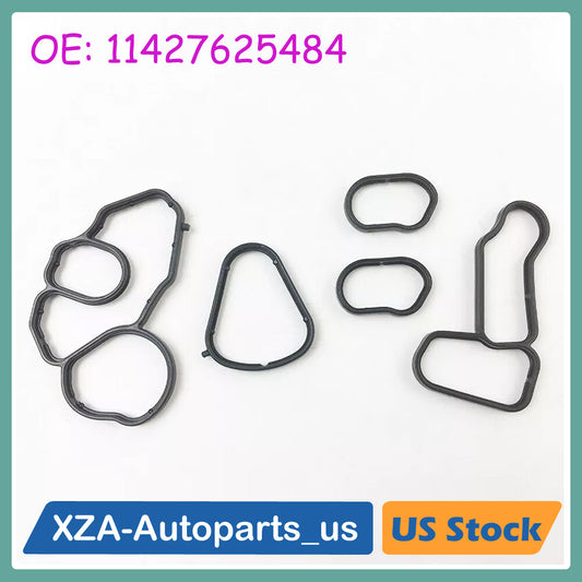 Set of 5 Pcs Gasket Set Oil Cooler for BMW 1er 3er F20 F21 F30 F31 F35 F80