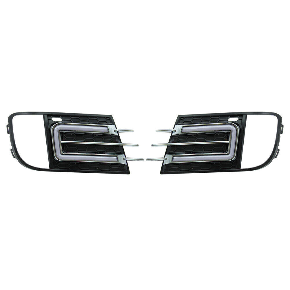 LED Front Grill Daytime Running Lights DRL Pure White Lamp Fit for VW for Tiguan 2013-16