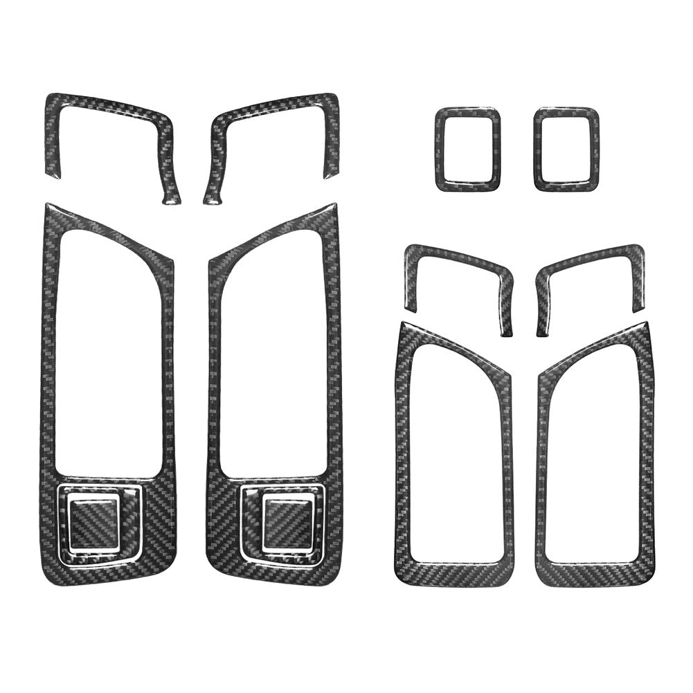 14pcs Carbon Fiber Door Pull Cover Trim for Land Rover Discovery Sport 2015-2019