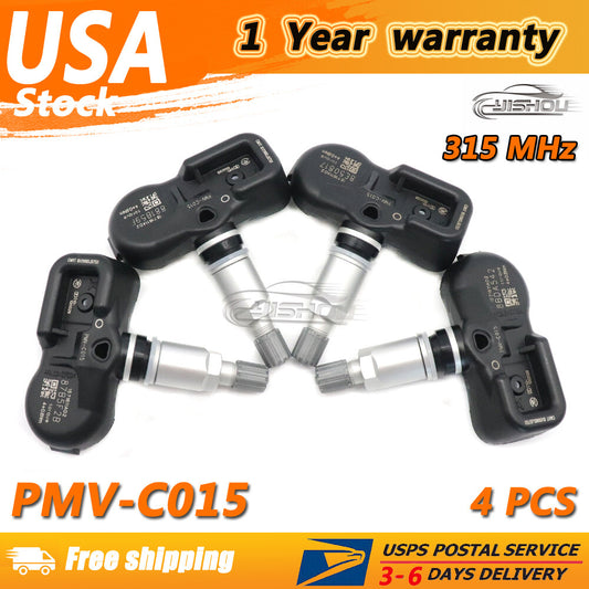 4PCS TPMS TIRE PRESSURE SENSOR 42607-06030 PMV-C015 for Toyota Tacoma for Lexus