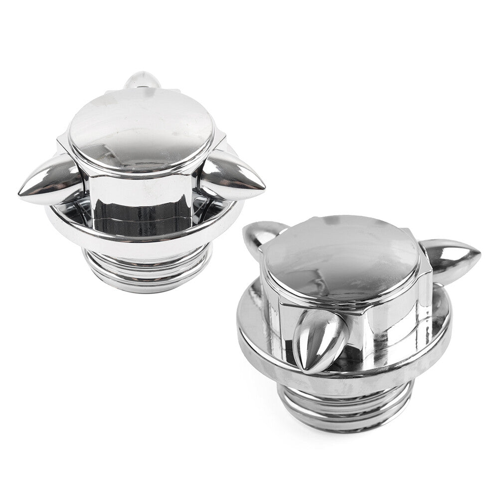 Left Right Thread Gas Cap Fuel Tank Cover Fit for Harley Dyna Road King Sportster XL