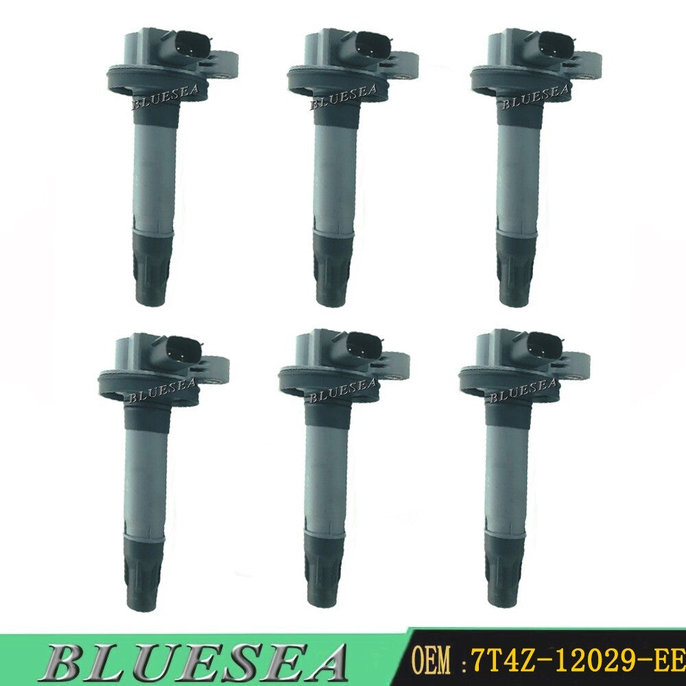 6PCS for Ford Edge Explorer F-150 Taurus 2007-2016 Ignition Coil 7T4Z-12029-EE